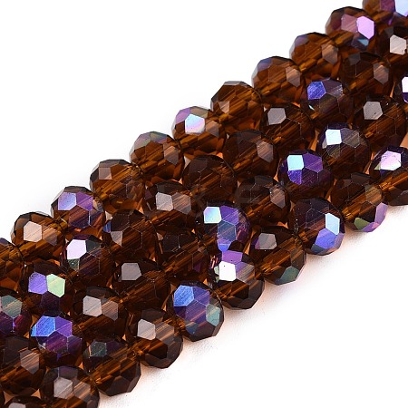 Electroplate Glass Beads Strands EGLA-A044-T6mm-L02-1