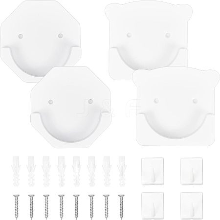 Olycraft 8Pcs ABS Hook Hanger HJEW-OC0001-04-1