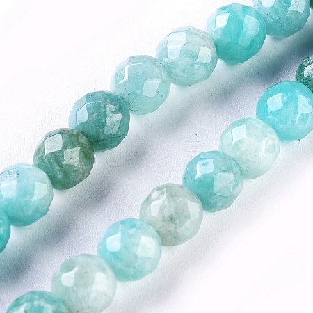 Natural Amazonite Beads Strands G-F653-02-A-1