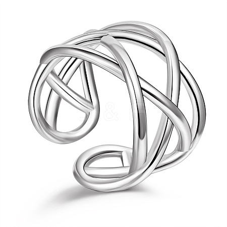 925 Sterling Silver Cuff Rings JR799A-1