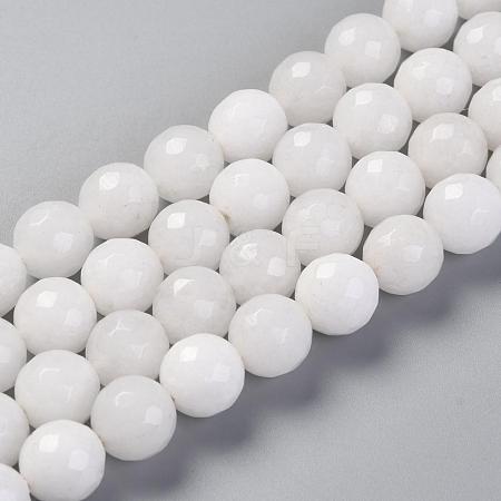 Natural Malaysia Jade Bead Strands G-F488-10mm-40-1