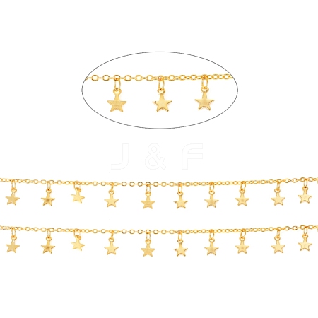 Brass Cable Chains CHC-I033-15G-1