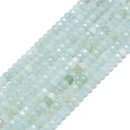 Natural Flower Amazonite Beads Strands G-G106-A16-01-1