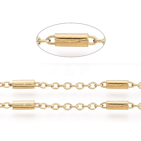 3.28 Feet Ion Plating(IP) 304 Stainless Steel Cable Chains X-CHS-D029-01G-1