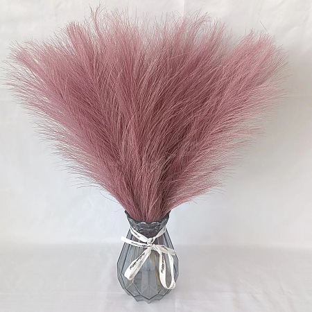 Polyester Imitation Pampas Grass Bouquet for Wedding Party Home Table Decoration HULI-PW0002-113B-06-1