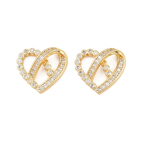 Brass Micro Pave Cubic Zirconia Pendants KK-I475-05G-03-1