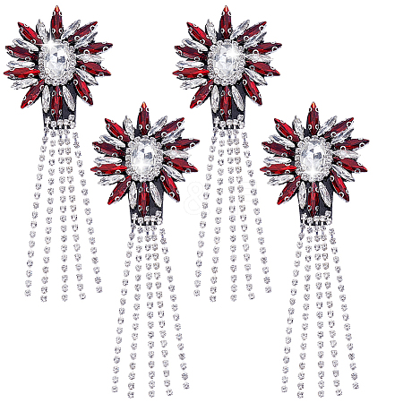 Glass Clothing Patches PATC-WH0028-026F-1