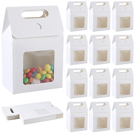 Rectangle Paper Gift Boxes with Clear Window CON-WH20003-02C-1