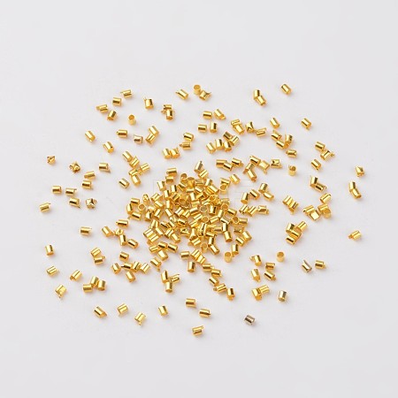 Brass Crimp Beads X-E001-NFG-1