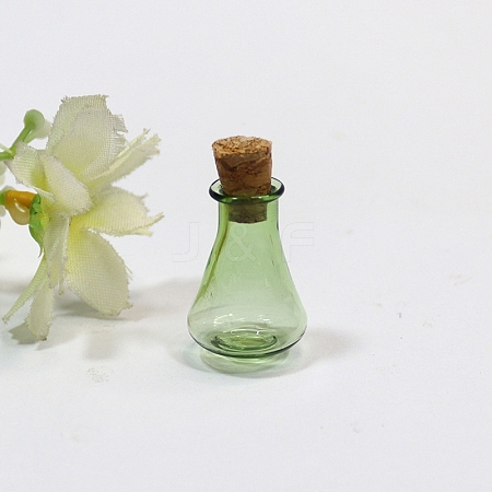 Empty Small Glass Cork Bottles LS-PW-WG72592-10-1