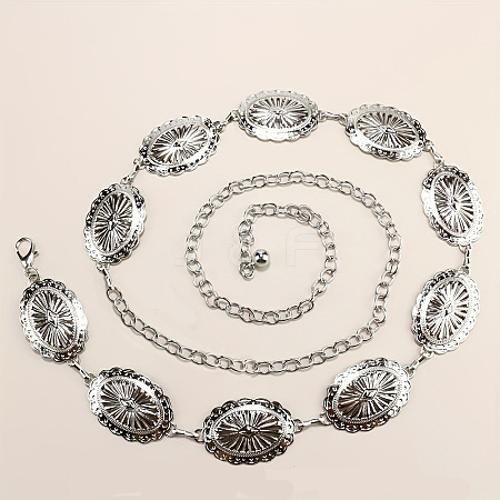 Tibetan Style Alloy Link Chain Belly Chains WG63A0D-08-1