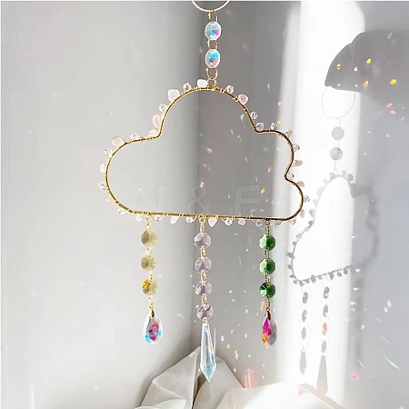 Teardrop Glass Suncatchers PW-WG5FF2E-01-1