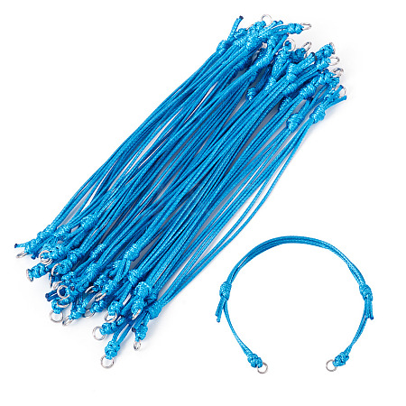 20Pcs Adjustable Korean Waxed Polyester Cord Bracelet Making BJEW-TAC0051-10-1