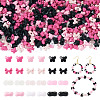 89G 4 Styles Opaque & Transparent Acrylic Beads Sets MACR-TA0003-02-2