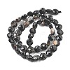 Natural Black Tourmaline Beads Strands G-C179-A23-03-3