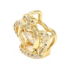 Brass Micro Pave Cubic Zirconia Pendants KK-L229-029G-2