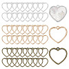 90Pcs 3 Colors Zinc Alloy Pendants FIND-GA0004-25-1