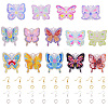 DIY Butterfly Dangle Earring Making Kit DIY-TA0006-34-1