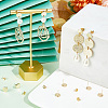 50 Pairs 304 Stainless Steel Stud Earring Findings STAS-BBC0001-73-4