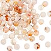 Olycraft 1 Strand Natural Cherry Blossom Agate Beads Strands G-OC0003-29B-1