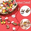 90Pcs 18 Styles Christmas Themed Opaque Resin Cabochons Sets CRES-YW0002-69-2
