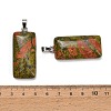 Natural Unakite Pendants GG-CBAA0EE-01P-06-2