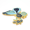 Rack Plating Alloy Enamel Big Pendants LS-ENAM-N056-399D-G-2