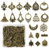 Tibetan Style Alloy Chandelier Components Links and Iron Chandelier Component Links PALLOY-TA0001-56AB-1