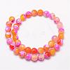 Natural Fire Crackle Agate Bead Strands G-K166-06F-10mm-10-2