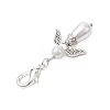 Angel Acrylic Imitation Pearl Pendant Decorations HJEW-JM02317-4