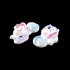Opaque Cute Bunny Cabochons CRES-O006-14C-4