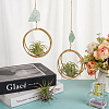 2Pcs Iron Plant Hanger HJEW-OC00164-4