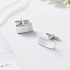 1 Pair Brass Cufflinks BUTT-LP0002-07P-1
