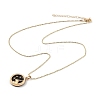 Alloy Rhinestone Pendant Necklaces NJEW-H306-A02-G-4