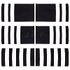 AHADERMAKER 3 Pairs 3 Styles Rectangle Polyester Pilot Epaulettes FIND-GA0003-90B-1