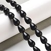 Natural Black Stone Beads Strands G-B106-A19-01-2