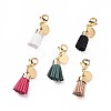 Suede Cord Tassel Pendants HJEW-JM00362-M-1