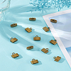 100pcs Tibetan Style Alloy Cord Ends TIBE-LP0001-09-3
