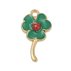 Alloy Enamel Pendants PALLOY-V003-01G-01-1