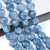 Dyed Natural White Jade Beads Strands G-T143-16E-1