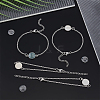 DIY Blank Oval 304 Stainless Steel Link Bracelet Making Kits BJEW-UN00004-2