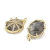 Natural Cloudy Quartz Faceted Pendants GG-CBA42CA-04G-02-2