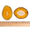 Dyed & Heated Natural Agate Slice Cabochons GG-CBAAF67-01D-3