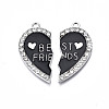 Alloy Enamel Split Pendant ENAM-S130-25A-2