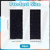 30Pcs Rectangle Activated Carbon Filter Media Pad AJEW-OC0014-92-2