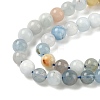 Natural Aquamarine Beads Strands G-D327-A01-5mm-4