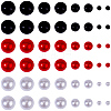 1 Box Half Round Resin & ABS Imitation Pearl Cabochons DIY-CP0012-96A-6