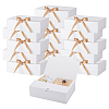 Cardboard Paper Gift Packing Boxes with Goldenrod Ribbon CON-WH0107-60B-1