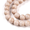 Baking Paint Glass Beads Strands DGLA-N012-8mm-07-3