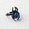 Natural Lapis Lazuli Spider Open Cuff Rings PW-WGC70E9-10-1